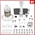 Kit Water Cooler Custom Completo AMD 240mm RGB White Edition Mangueiras Flexíveis - Imagem 1
