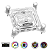 Kit Water Cooler Custom Completo Intel 360mm RGB White Edition Mangueiras Flexíveis - Imagem 4