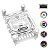Kit Water Cooler Completo AMD 360mm RGB White Edition Tubos Rígidos - Imagem 4