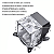 Bomba e CPU Block Intel Bykski CPU-XPR-DDC-I 700l/h para Water Cooler - Imagem 2
