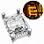 CPU Block AMD Barrow RGB AM4 - AM5 para Water Cooler Custom - Imagem 1