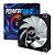 Fan PowerFan-s 120mm 76,8 CFM ARGB 5v Preto/Branco - Imagem 5