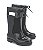 Bota Mini Melissa Rain Boot Infantil Preta - Imagem 1