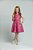 Vestido Málagah Estampado com Gola Pink - Imagem 1