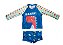 Conjunto Sunga e Camiseta Solar Panda Pool Dino - Imagem 1