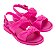 Sandália Mini Melissa Velvet Sandal Infantil Pink - Imagem 1