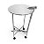 Suporte Hamper Inox Premium Com Tampa e Pedal - Imagem 2
