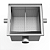 Caixa de Gordura em Aço Inox 40x40x30 - AISI 304 - Imagem 3
