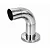 Bate Carrinho Conexão Canto L Inox 304 – Suporte Proteção Tubo 2" - Imagem 1