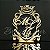 Topo de Bolo Brasão com Coroa (Personalizado com Inicial e Idade que o Cliente Desejar) - TBB 00126A - Imagem 3