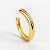 Piercing liso folheado a ouro 18k - Imagem 1