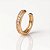 Piercings cravejados com zircônias folheado em ouro 18k - Imagem 2