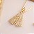 Colar com Pingente de Nossa Senhora Cravejado de Zircônias folheado em ouro 18k - Imagem 3