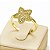 Anel estrela folheado a ouro 18k - Imagem 1