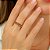 Anel Cravejado com Micro Zircônias Coloridas Folheado a Ouro 18k - Imagem 1