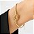 Pulseira Nó Orgânico Banhada a Ouro 18K - Imagem 1