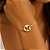 Pulseira  Pingente Borboleta Banhada a Ouro 18K - Imagem 3