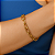 Pulseira Elos Banhada a Ouro 18K - Imagem 1