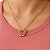 Colar Flor Encanto  Banhado a Ouro 18k - Imagem 3
