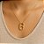 Colar de corrente com lacre banhado em ouro 18k - Imagem 2