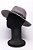 Chapéu Fedora Aba Maleável 8cm Nobuck Cinza Faixa III - Coleção Texture - Imagem 6