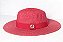 Chapéu Fedora Aba Grande Palha Sintética Faixa Vermelha - Coleção Elástica - Imagem 2