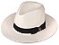 Chapéu Panamá Palha Shantung Creme Aba Média 7cm Faixa Preta Laço - Coleção Clássico - Imagem 3