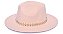Chapéu Fedora Creme Aba Média 7cm Faixa Crystal Mirror - Coleção Metalizada Exclusiva - Imagem 1
