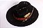 Chapéu Fedora Preto Aba Média 7cm High Custom XII - Imagem 3