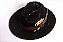 Chapéu Fedora Preto Aba Média 7cm High Custom XII - Imagem 6
