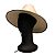 Chapéu de Palha Surf Aba Grande 12cm Faixa grafite - Coleção Couro - Imagem 5