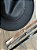 Chapéu Fedora Preto - Kit com 3 faixas de couro personalizado - Imagem 3
