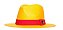 Chapéu Panamá Palha Shantung Amarelo Aba média 7cm - Coleção Elástica - Imagem 2