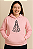 Blusa Moletom Flanelado Casual Nossa Senhora Rosa com Bolso Canguru e Capuz - Unissex - Imagem 1