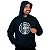 Blusa Moletom Unissex Medalha São Bento Preto com Bolso - Imagem 2