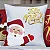 Kit com 4 Capas de Almofada Decorativas Feliz Natal - 45x45 - Imagem 3