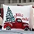 Kit 4 Capas de Almofada Decorativas Natal Novo Xadrez Vermelha – 45×45 - Imagem 2