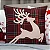 Kit 4 Capas de Almofada Decorativas Natal Novo Xadrez Vermelha – 45×45 - Imagem 4