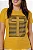 Tshirt Personalizada Jesus Cruz Aplicação Strass Mostarda - Imagem 3