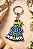 Kit Com 4 Chaveiros De Borracha Nossa Senhora Aparecida Azul - Imagem 3