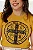 Camiseta Feminina Medalha De São Bento Mostarda Medalha São Bento P - Imagem 1
