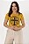 Camiseta Feminina Medalha De São Bento Mostarda Medalha São Bento P - Imagem 2