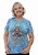 Baby look Azul Turquesa  Feminina Nossa Senhora Aparecida - Imagem 3