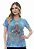 Baby look Azul Turquesa  Feminina Nossa Senhora Aparecida - Imagem 1