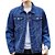 Jaqueta Jeans Azul Masculina  Casaco de Frio - Imagem 2