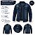 Jaqueta Jeans Azul Aveludado Masculina - Casaco de Frio - EXG - Imagem 4