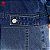 Jaqueta Jeans Azul Tradicional Outono Inverno Algodão - G - Imagem 8