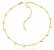 Choker Banhada ouro 18k Coração - Imagem 1