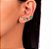 Brinco Banhado ouro 18k Ear  Cuff Turmalina Estrela - Imagem 2