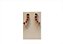 BRINCO FOLHEADO OURO 18K  EAR CUFF GRANDE COM GOTINHAS NA COR RUBI COM ZIRCÔNIS CRAVEJADAS - Imagem 3